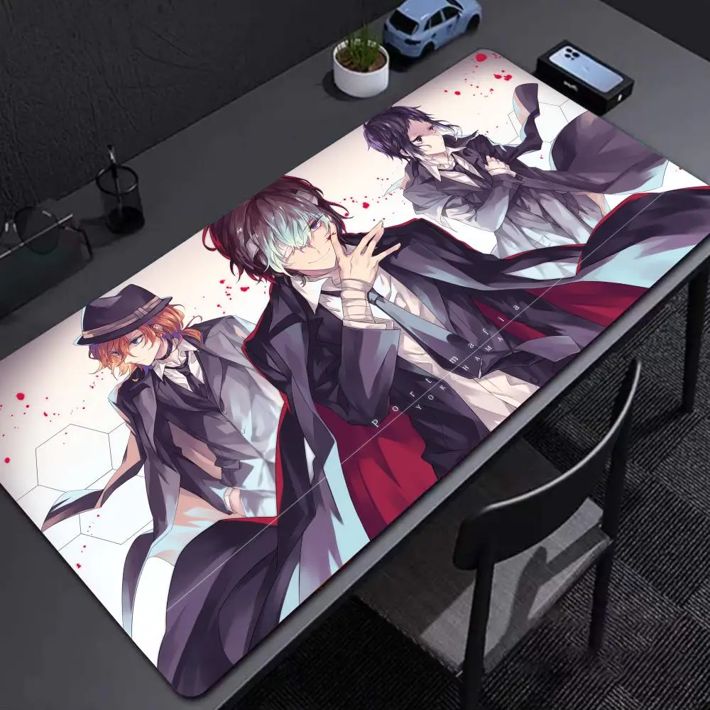 Bungo Stray Dogs Mouse Pad Non-Slip Rubber Gifts for girls New products Anime Anime figures Edge locking Desk Mousemat