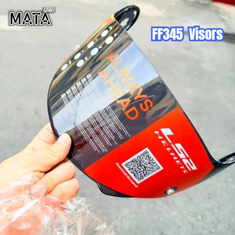 Hot FF345 Helmet Lens Visor for LS2 FF345 Helmet Replacement WindShield FF345 Helmet Visors Color Changing Anti-fog Sticker
