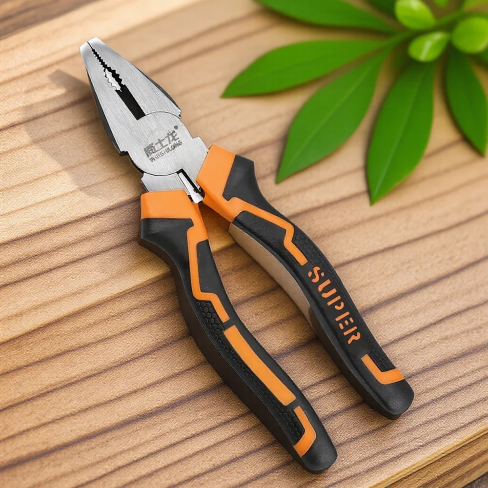 8-Inch Multifunctional Wire Cutters Pliers with Comfortable Grip for DIY Home Repairs Electrical Work Tools