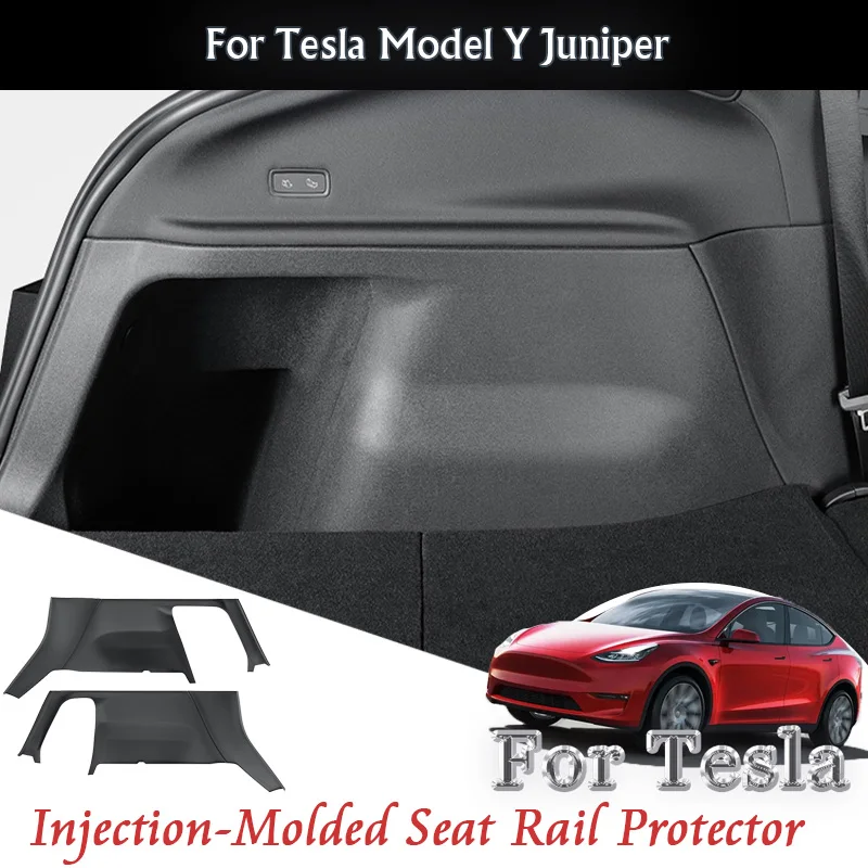 

Для Tesla Model Y Juniper 2025 багажник автомобиля с полным покрытием, боковые угловые панели багажника, защита от ударов, декоративная крышка, комплект аксессуаров