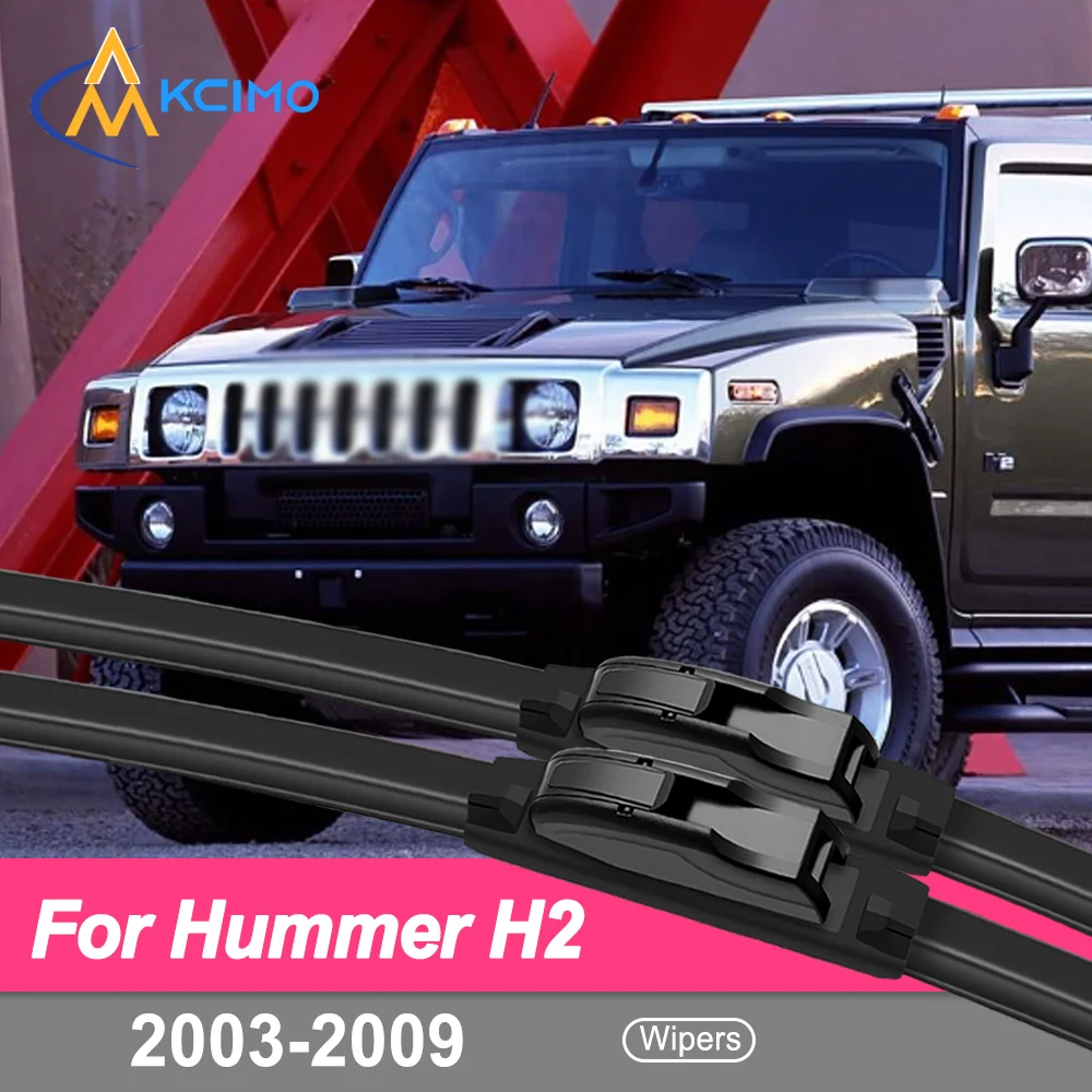 

Car Wiper Blades For Hummer H2 2003-2009 Front Windshield Wiper Blades 2PCS Window Cleaning Car Accessories