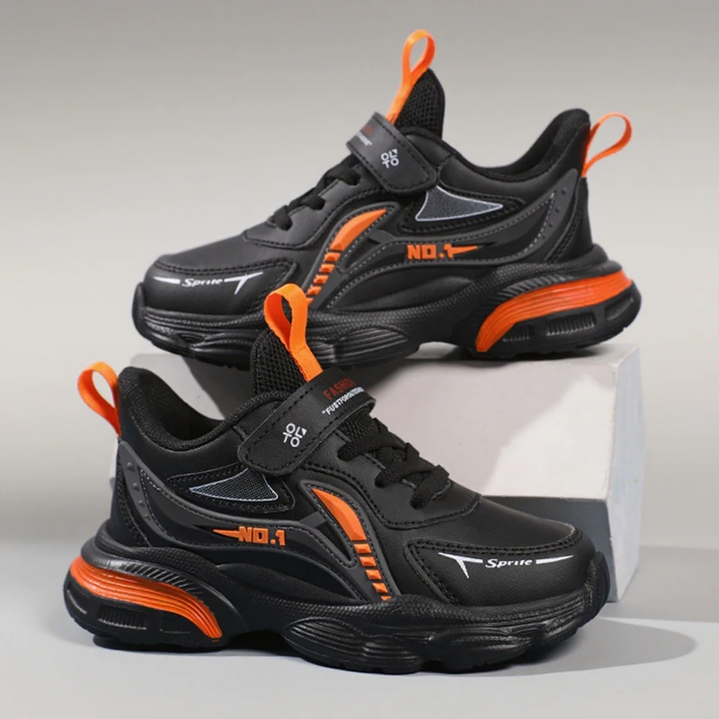 

Модные детские кроссовки для мальчиков, удобные легкие нескользящие теннисные туфли для детей, прогулок, бега, размер 29-39