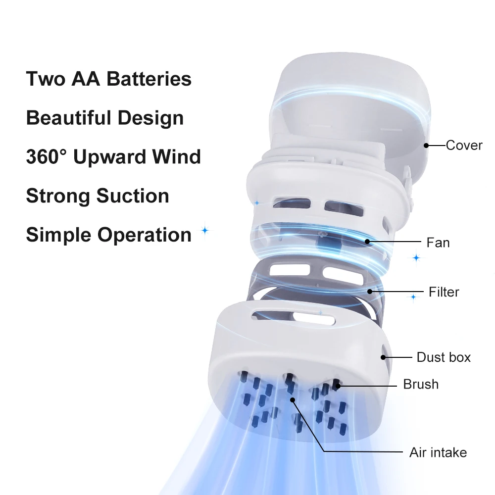 For Home Office With Clean Brush Desktop Cleaner Protable Desk Dust Vacuum USB Charging Car Mini Vacuum Cleaner Table Sweeper