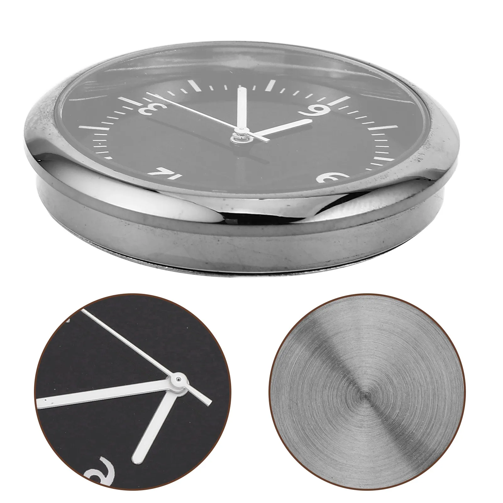 Car Dashboard Electronic Clock Small Diameter 4Cm Stick on Watch Dial for Auto Car Truck Motorcycle Boat
