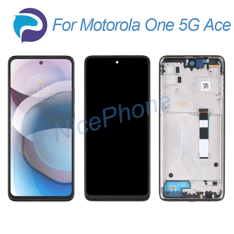 

for Motorola One 5G Ace LCD Screen + Touch Digitizer Display 2400*1080 XT2113-2 Moto One 5G Ace LCD Screen display