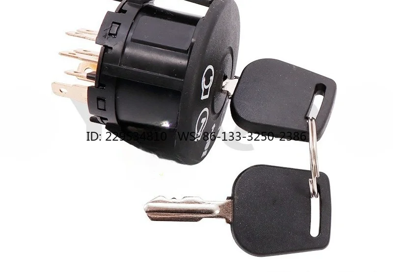 Ad-apted to HusWarner Fushihua la-wn c-ar TS342 law-n TC342 ig-nition swit-ch elect-ric k-ey
