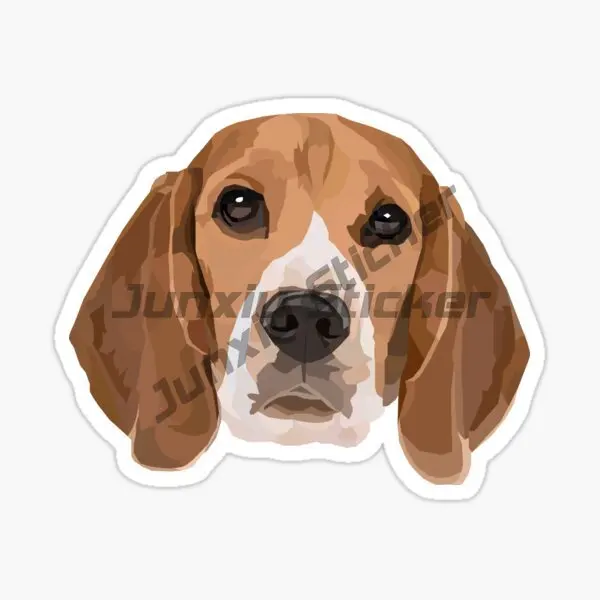 Beagle Hund Haustiere Kreative Aufkleber Laptop Motorrad Wohnaccessoires Camper Wand Auto Fenster Glas Tür Aufkleber PVC Anpassbar