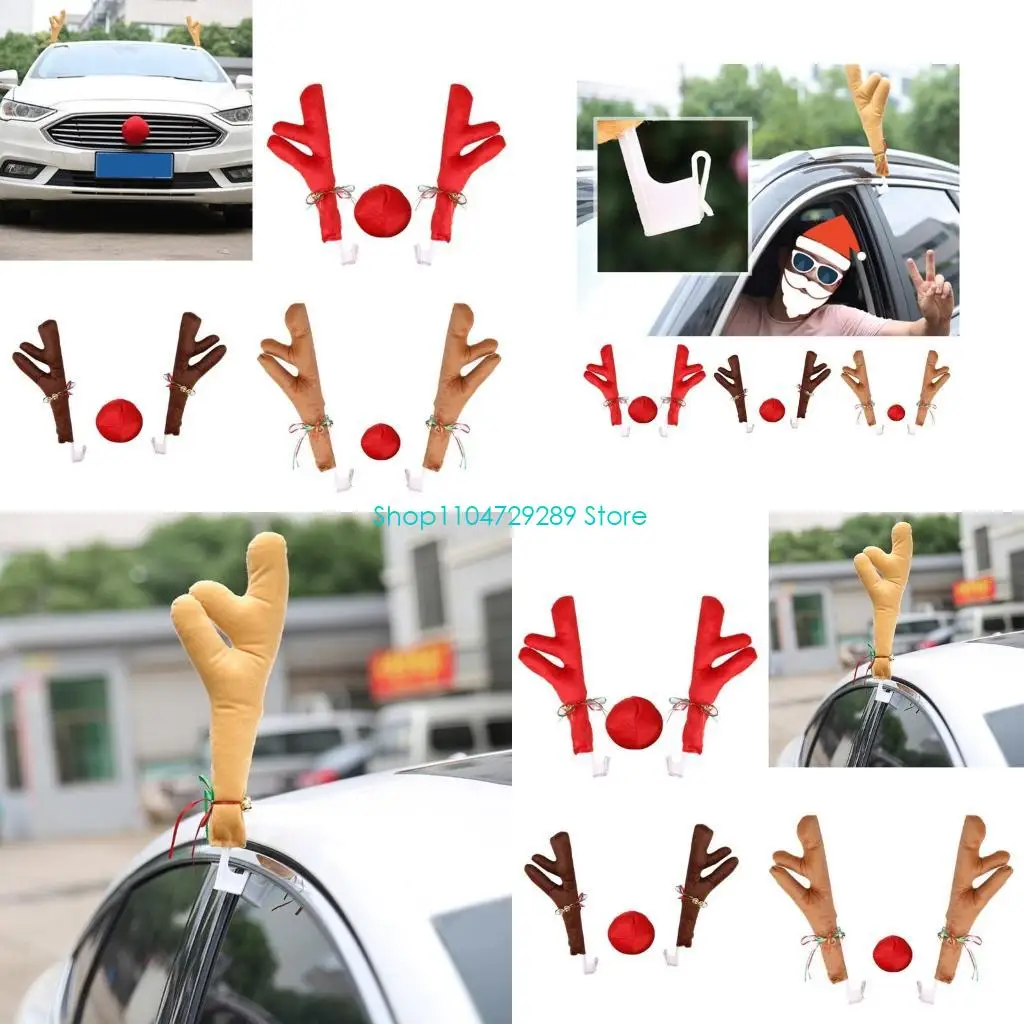 

Окно-крыша и решетка Рудольф оленя Джингл Белл Рождественский костюм