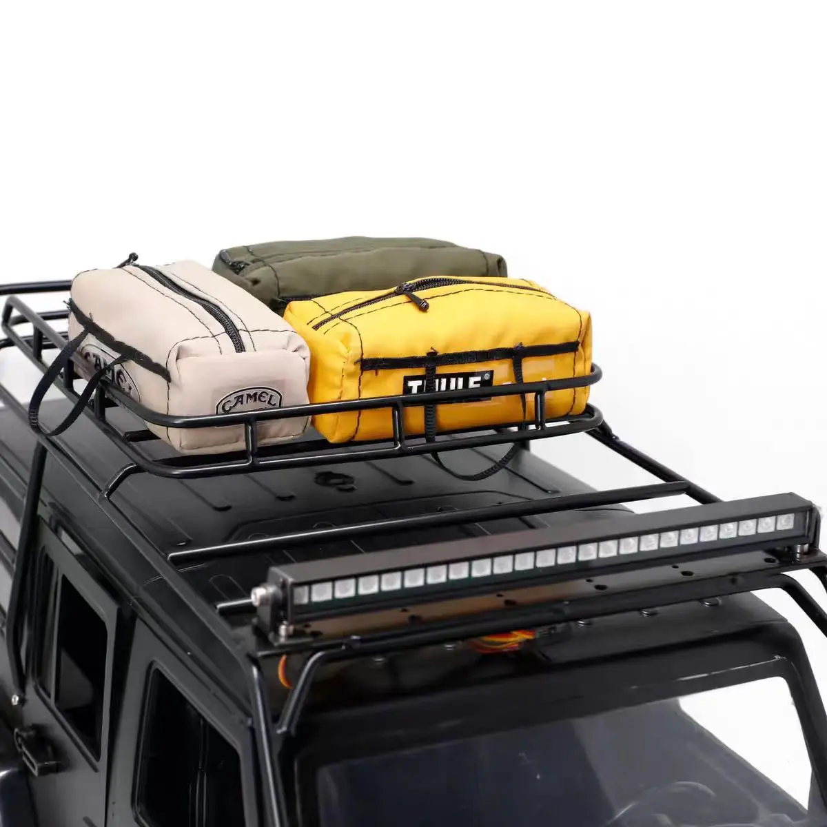 Simulation Roof Luggage Tent Bags Decorative Accessories For 1/10 RC Crawler TRXS TRX4 Defender TRX6 AXIAL SCX10 II RC4WD D90