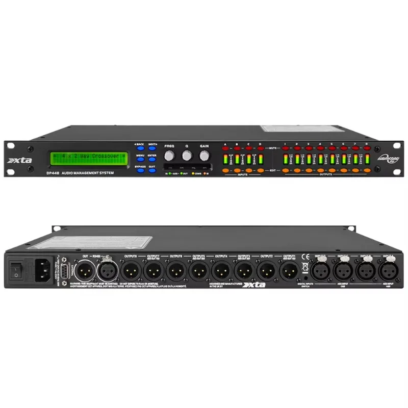 XTA 96kHz 4 in 8 Out Speaker Management Processor DP448 Professional Digital DSP Speaker Management System Processor