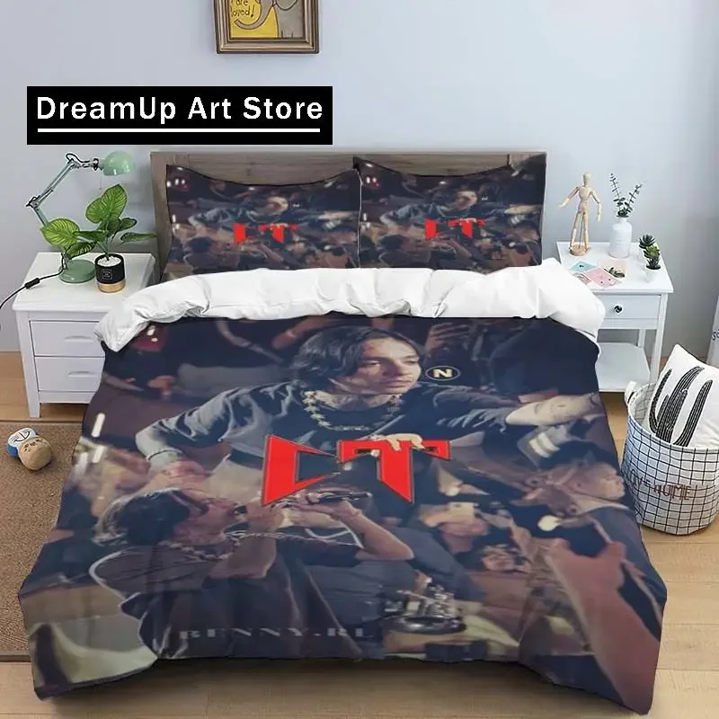 

3D Print Rapper Natanael Cano Bedding Set Boys Girls Twin Queen King Size Duvet Cover Pillowcase Bed boys Adult Bedroom