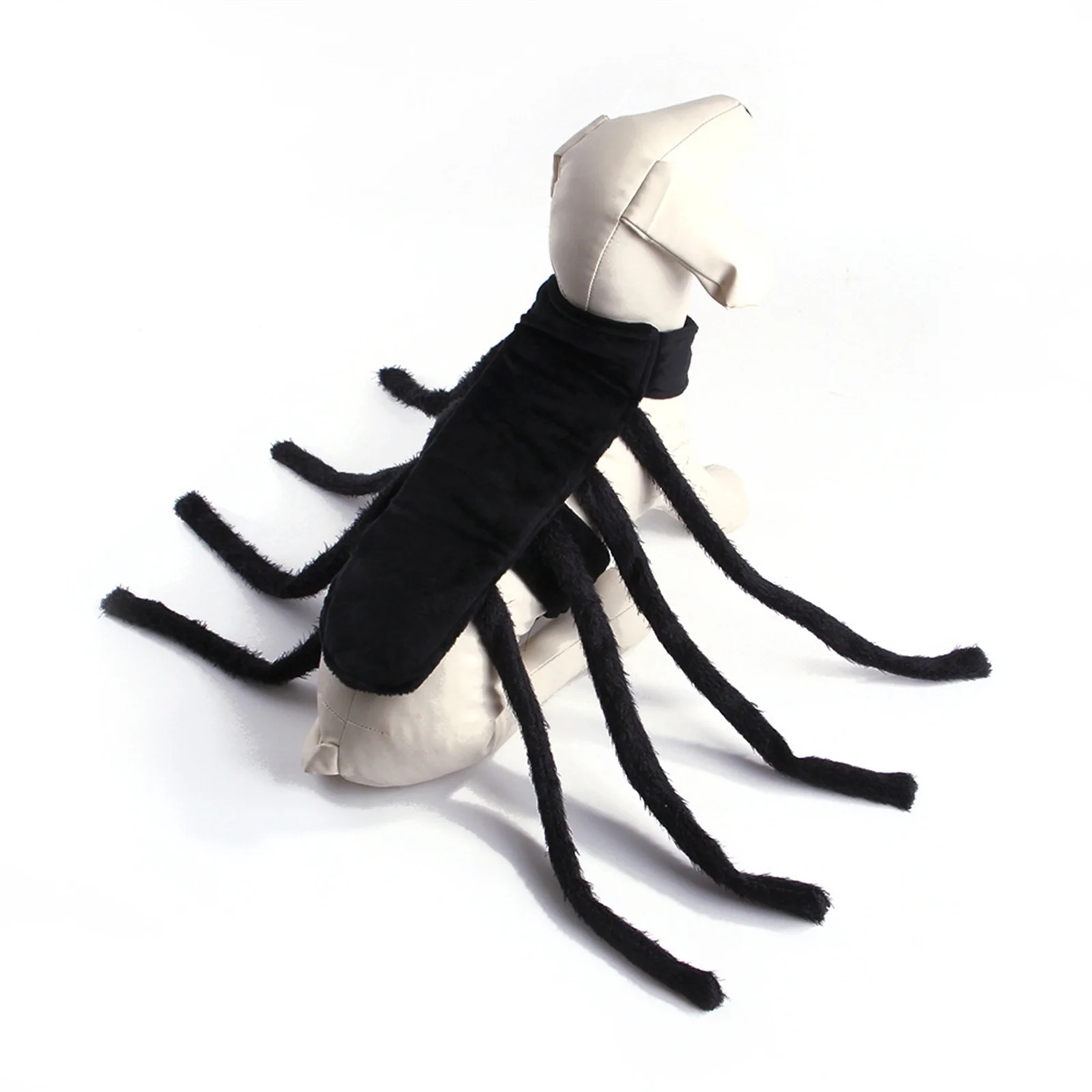 Spider Dress Up Costume Halloween Pet Clothing Horror Simulation Plush Spider Dog Cat