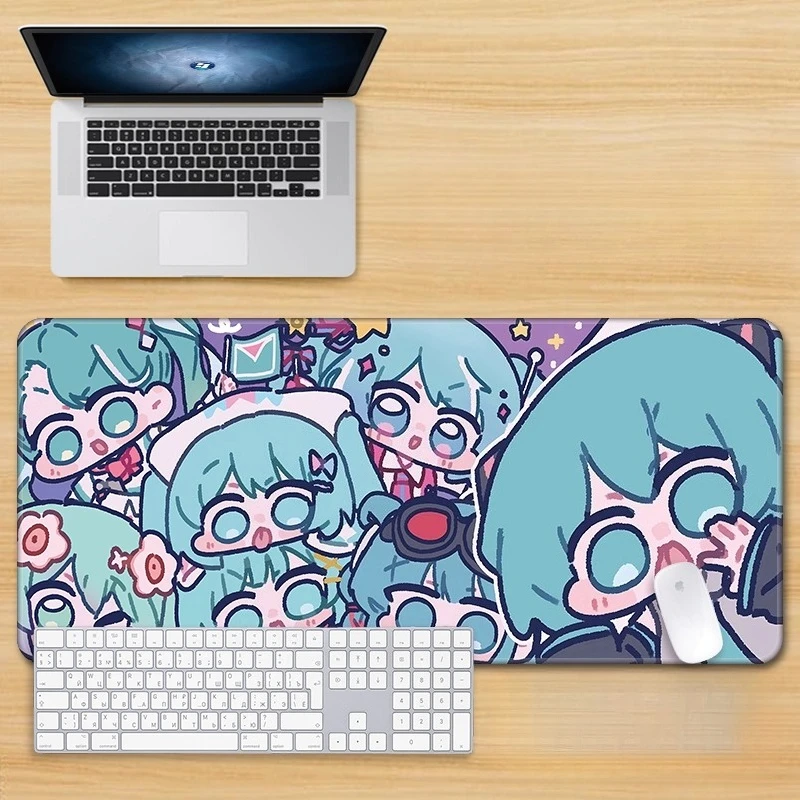 하츠네 미쿠 대형 게임 매트 PC/노트북/사무실용 애니 - Pc Gaming Hatsune Miku 리뷰 및 가격