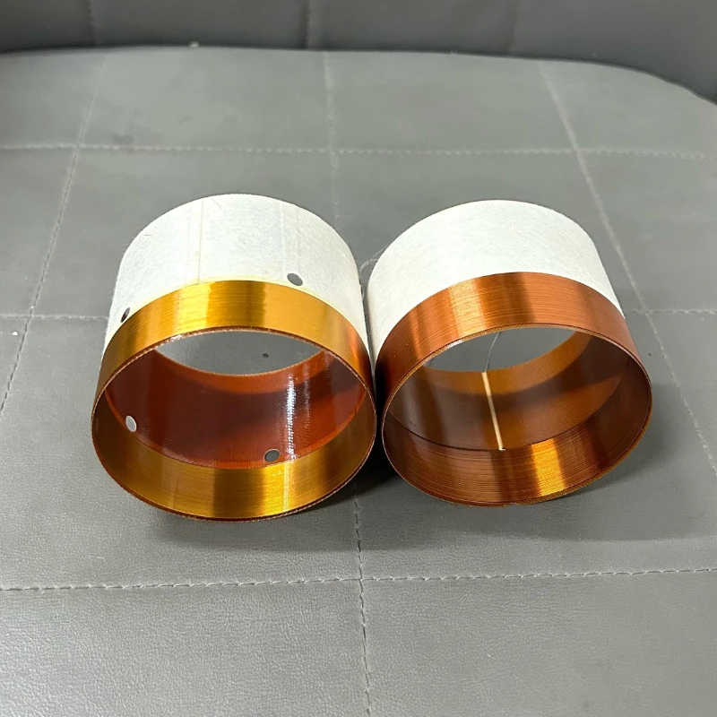 

1 шт., 75,5-ядерная басовая звуковая катушка 75,5 мм для 10-18-дюймового сабвуфера, динамик 8 Ом с внутренней и внешней обмоткой, стекловолоконный скелет