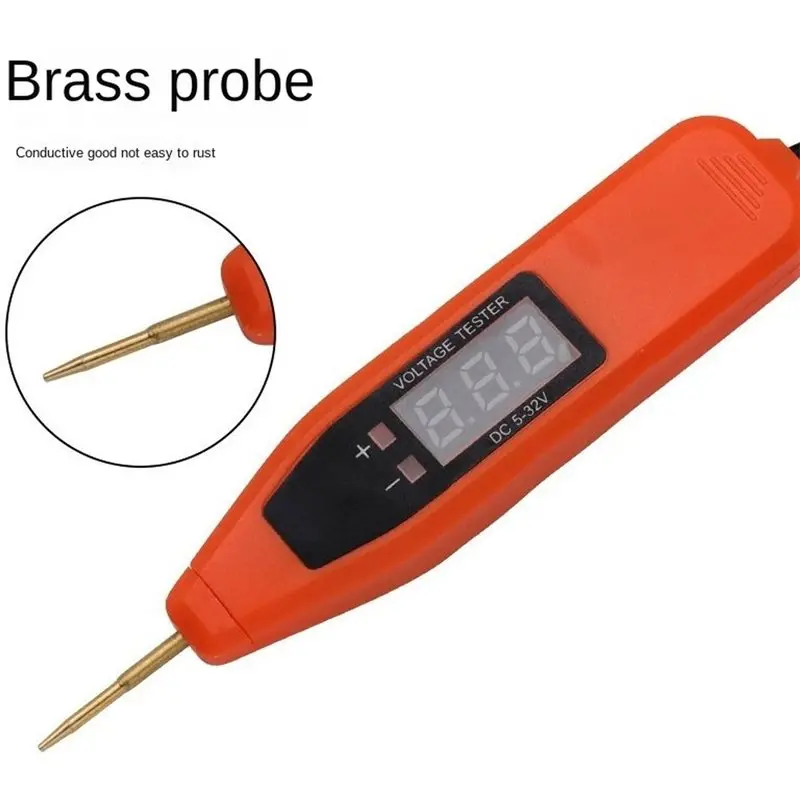 Voltage Testing Probe 5-32V Digital For Car Electrical Circuit Pen Electric Power Tester Diagnostic Tool For Vehicle Systems