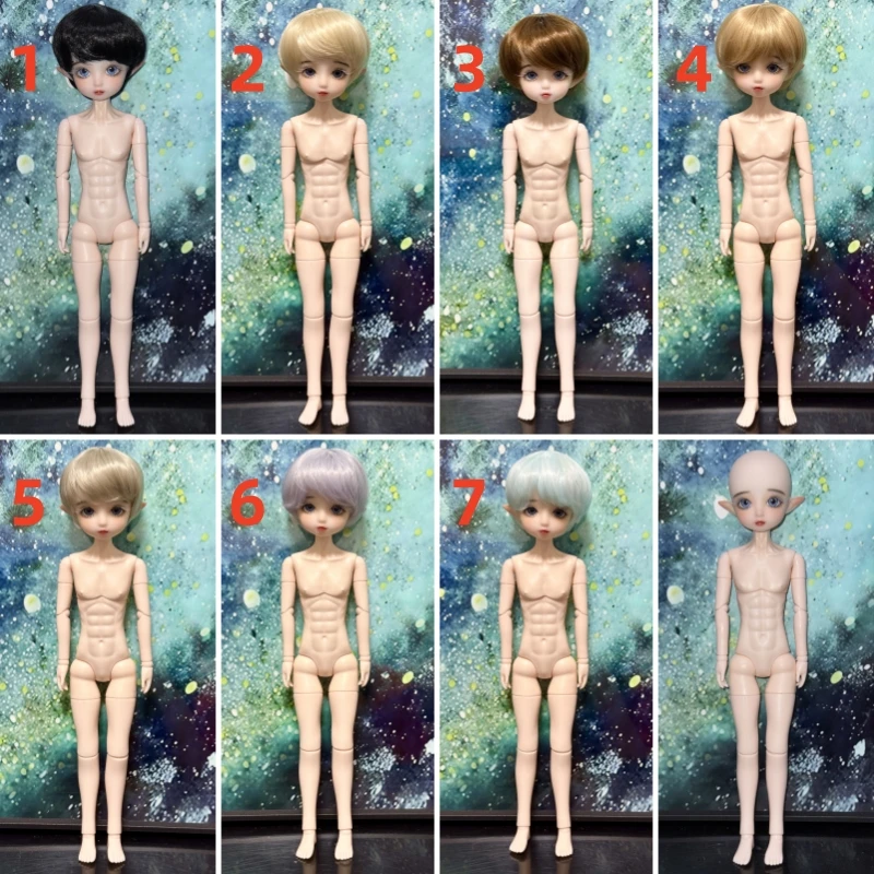 Full Set 30cm Elf Boy Doll 1/6 BJD Doll Handmade Makeup DIY Male Doll With Clothes Joint Movable Body Girls Dress Up Gifts Toys
