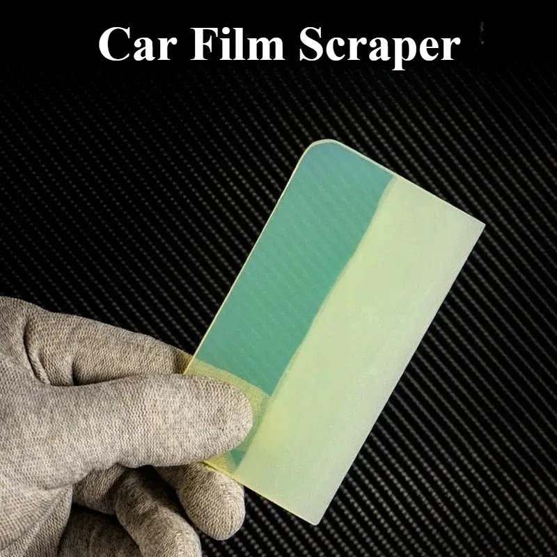 Car Film Wrapping Tool Film Scraper Window Tinting Wallpaper Protective Soft Bull Tendon Car Glass Clean Transparent Scraper view 2
