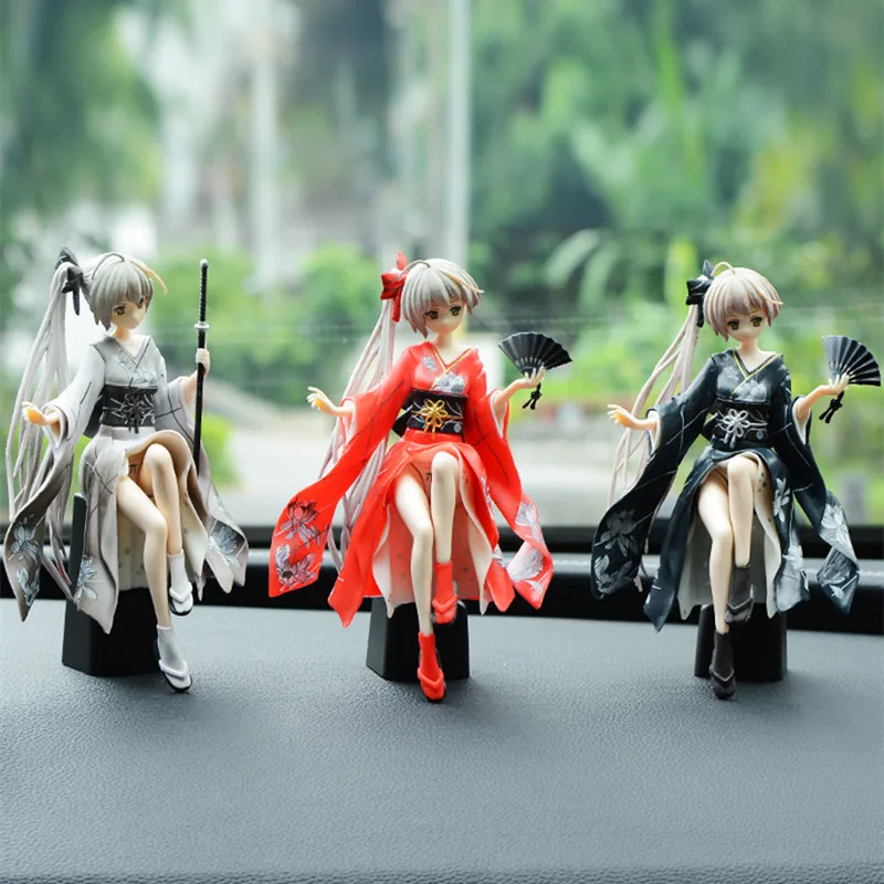

Japan 13CM Yosuga no Sora Figure PVC Action Anime Collection Peripherals Doll Model Toys Kimono for kid gift