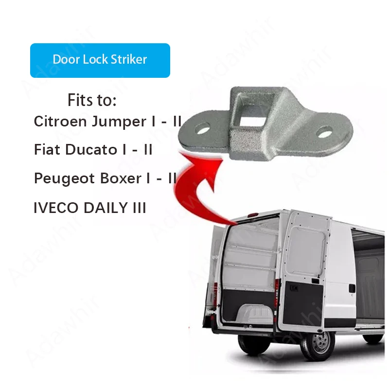 

Door Lock Striker Rear for Citroen Jumper Fiat Ducato Peugeot Boxer MK1 (1994-2002)1303898080, 1303896080, 500330140
