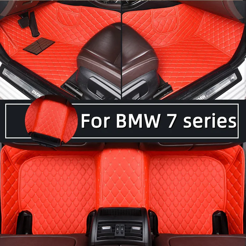 

Car floor mats for BMW 7 series 2016 2017 2018 2019 2020 2021 Custom auto foot Pads automobile carpet cover interior accessories