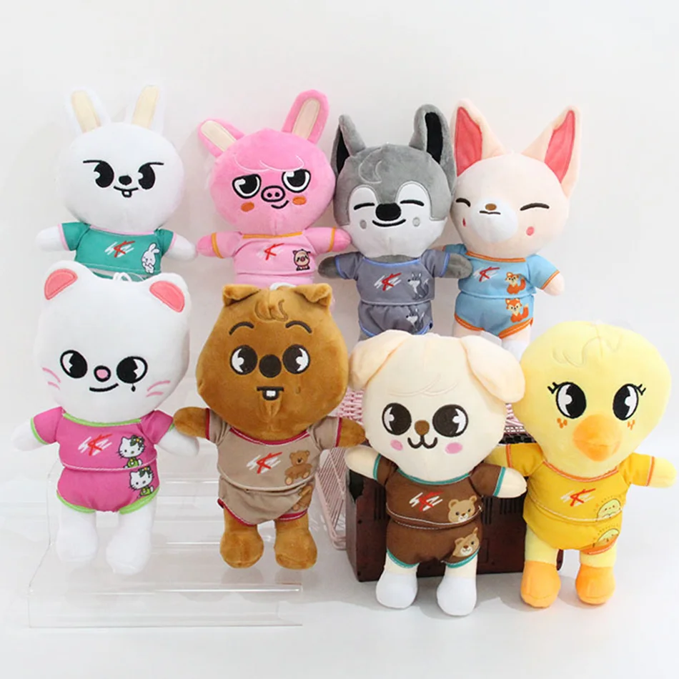 ตุ๊กตาขนนุ่มขนาด 20 ซม. สุดฮิต น่ารัก ตุ๊กตาการ์ตูน ของเล่นตุ๊กตาสัตว์ ของเล่นเพื่อนคู่ใจ ตกแต่งห้อง ของขวัญสำหรับเด็ก