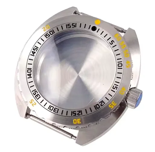 42 мм большой сапфировое стекло из нержавеющей стали корпус для часов для дайвинга для NH34AA NH35AA NH36AA PT5000 автоматический механизм 200 м водонепроницаемый