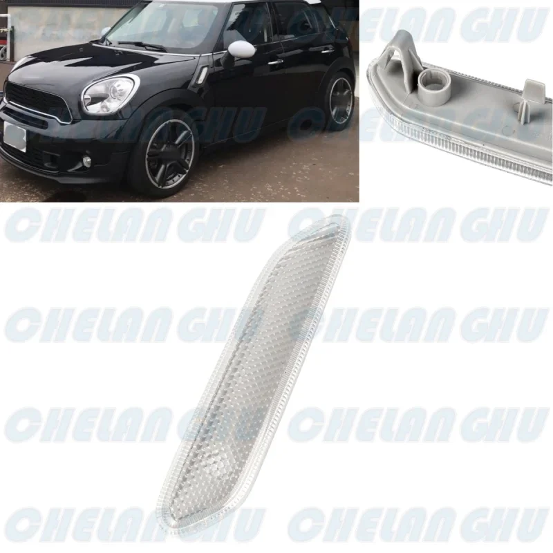 For Mini Cooper R60 R61 2011 2012 2013 2014 2015 2016 Left Side Turn Signal Light Lamp Without Bulbs Repeater 63139802569