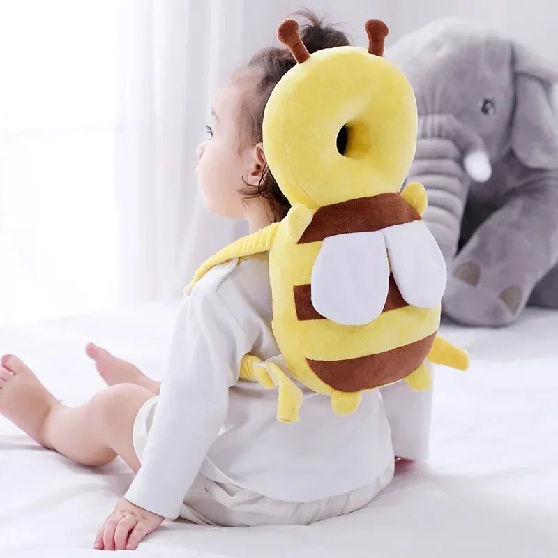 Baby Protection Pillow for Newborns Practicing Walking To Prevent Injuries Safety Mat To Prevent Falls Cartoon Bee Kids Pillow