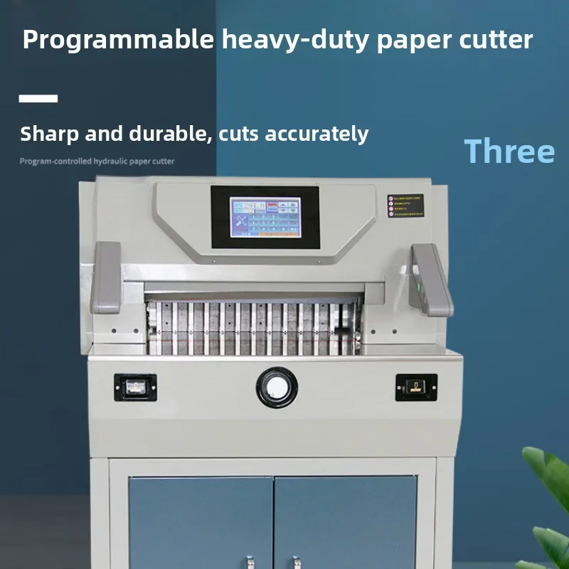 Electric Heavy-duty Programmable Cutter Double Hydraulic Graphic Book Album Paper Trimmer Hydraulic Paper Cutter
