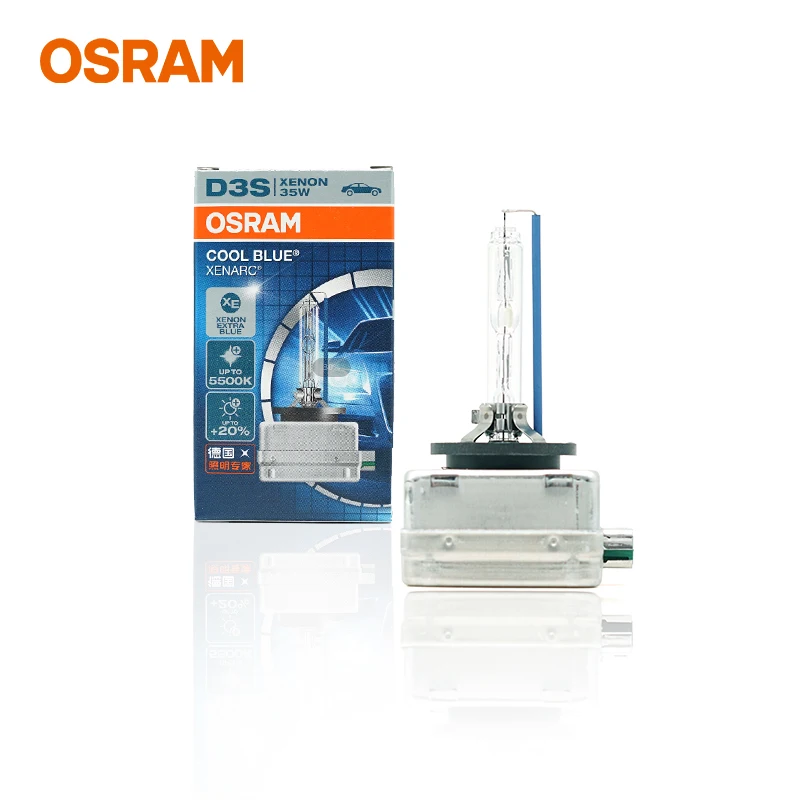 OSRAM D3S 66340CB 12/24V 35W 5500K COOL BLUE HID XENON-GLÜHBIRNE PAPIERBOX XENON-SCHEINWERFERLAMPEN HERGESTELLT IN DEUTSCHLAND