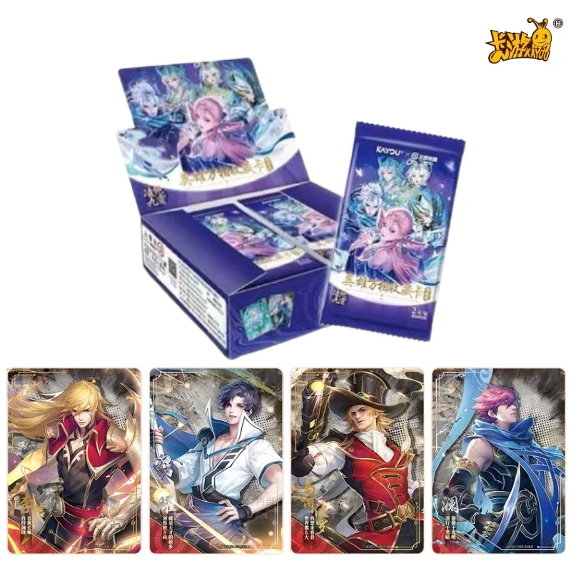 KAYOU Official Honor of Kings Hero Visions Fun Shadow Booster Pack Cards Full Box Li Xin Yao Lan Marco Polo Character Cards
