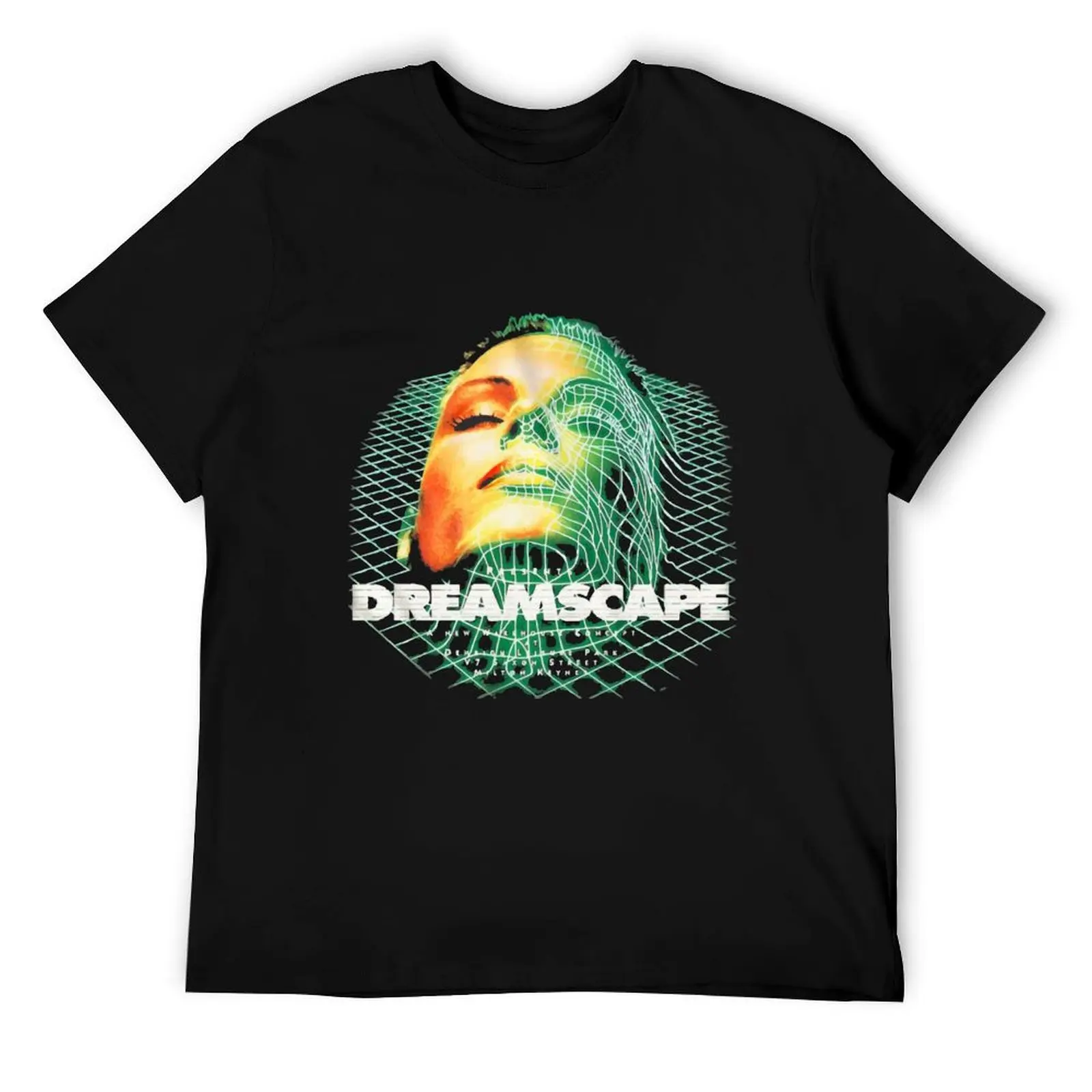 Dreamscape Old Skool Raver Hardcore Techno DnB s and More T-Shirt anime t shirts oversize t shirts for man graphic funny T-Shirt