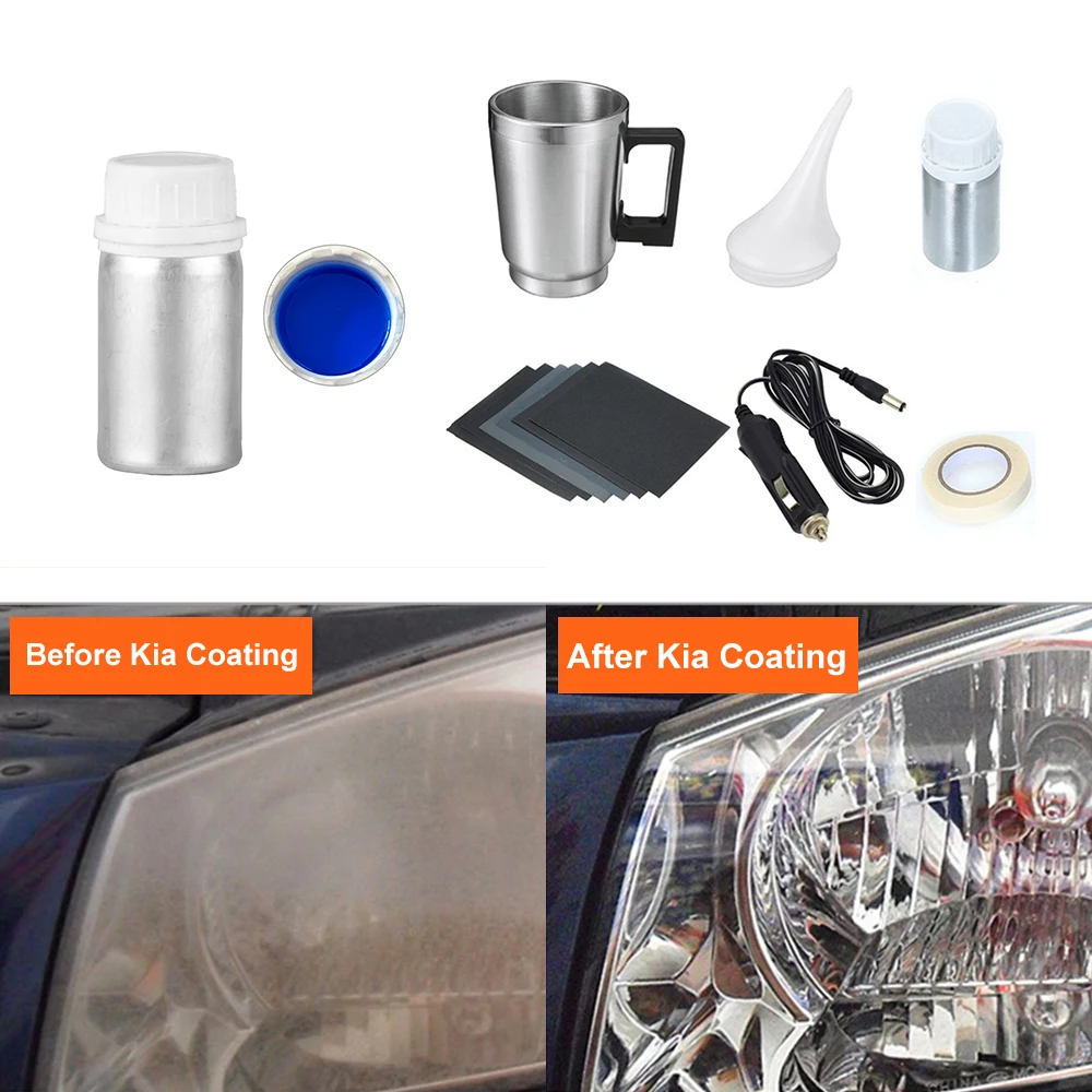 

Headlight Polisher Car Polish Renovator Headlights Polishing liquid Polymer Chemical Polishing Car Headlight Restoration Kit