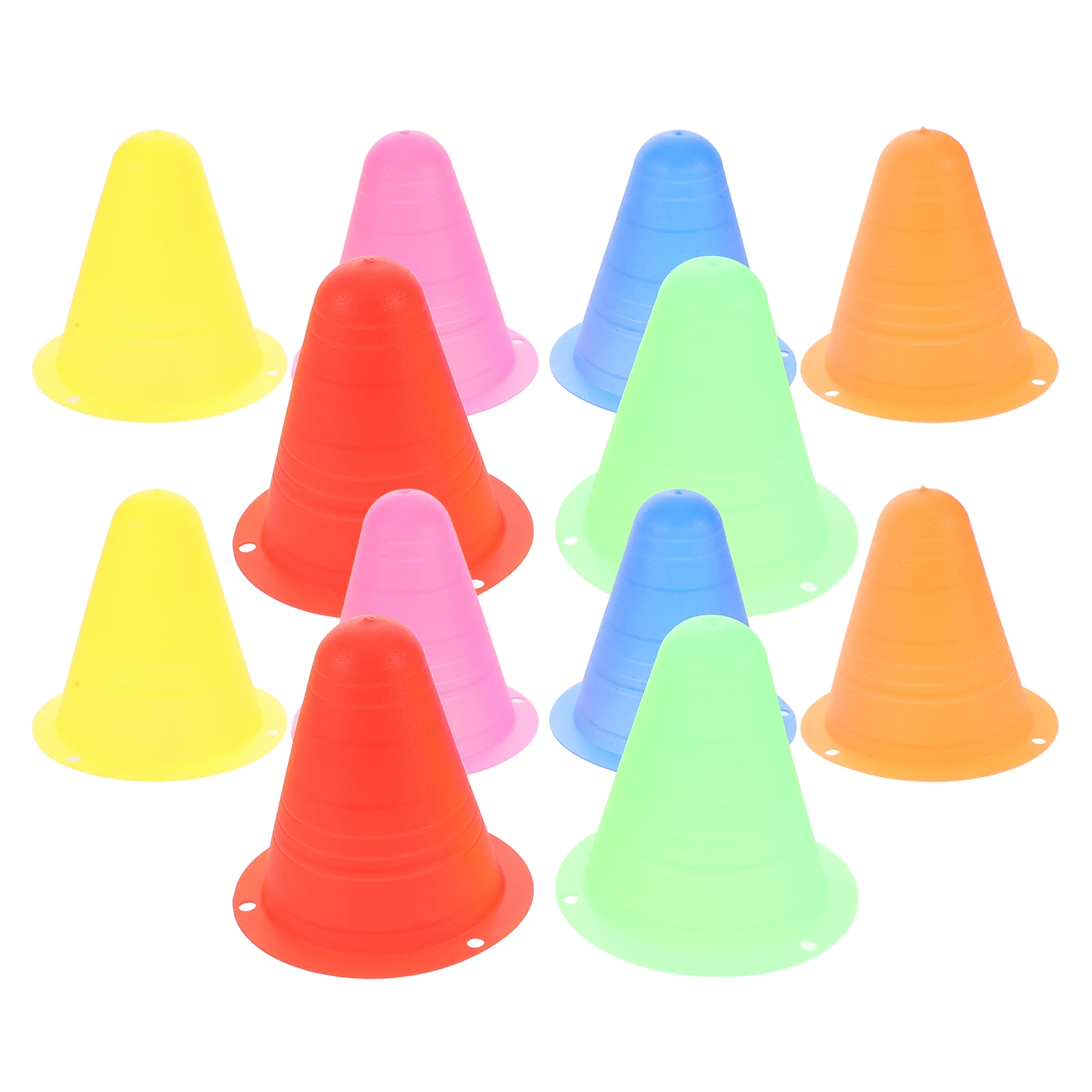 

Roller Skating Pile Cones for Soccer Practice Basketball Training Equipment Mini Green Driving Orange Sports