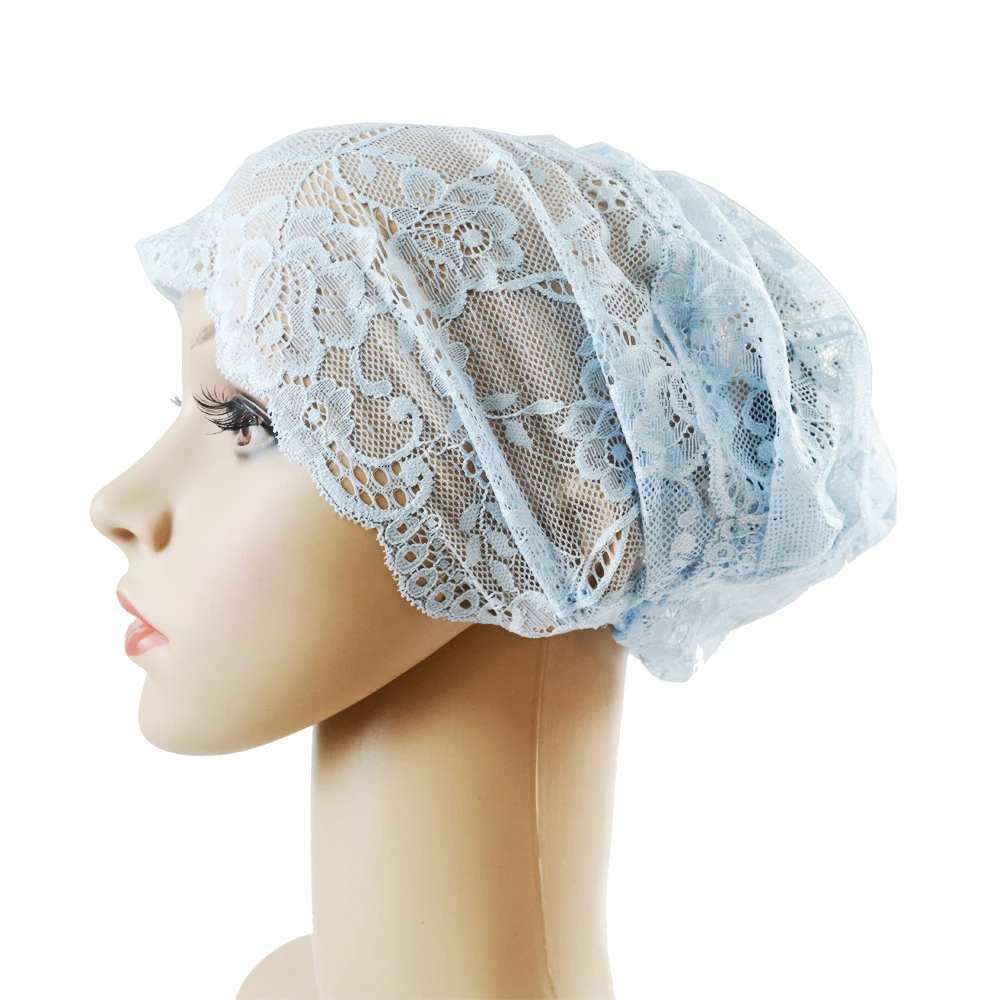 Lace Underscarf Bonnet Hat Women Muslim Inner Cap Beanies Head Scarf Ninja Headscarf Hair Loss Headwear Turban Turbante Mujer