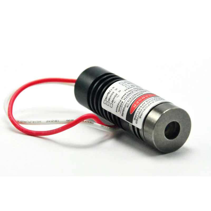 405nm 50Mw Focusable Dot Violet/Blauwe Laser Diode Module 3-5V 14.5x45mm