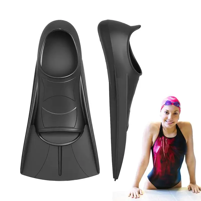 Swim Fins Adult 1 Pair Travel Fins Snorkeling Anti-Slip Fins Snorkeling Silicone Swimming Training Fins For Women Men Training