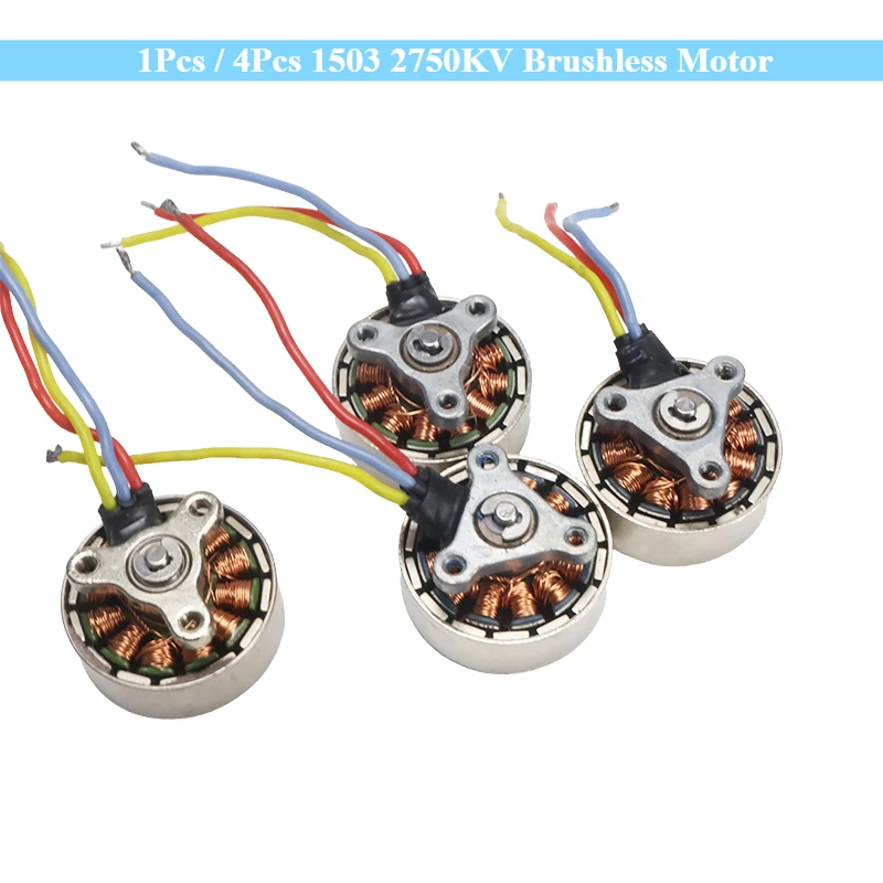 New 1Pcs / 4Pcs 1503 2750KV Brushless Motor for FPV Drone QuadcopterRC Electric Motor 4 Axes Pan-tilt Aircraft Specifically DIY