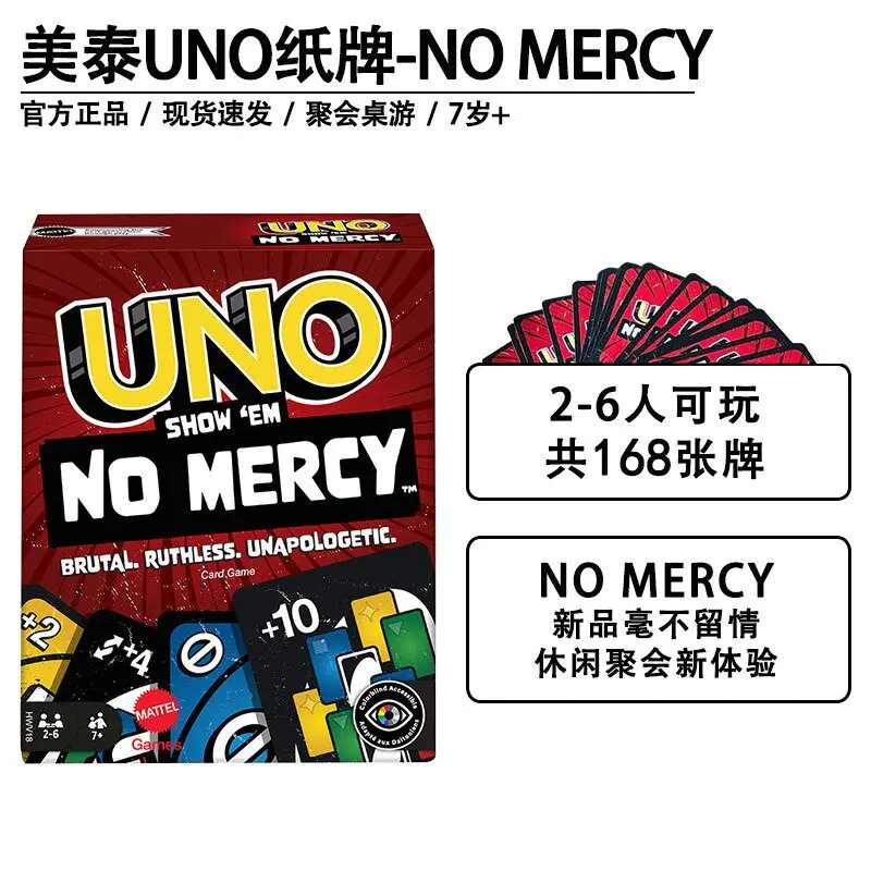 UNO Flip-kaartspellen, Super Mario, Minecraft, Lord of the Ring, Hot Wheels, No Mercy, Social Board Table Party Games, Ki