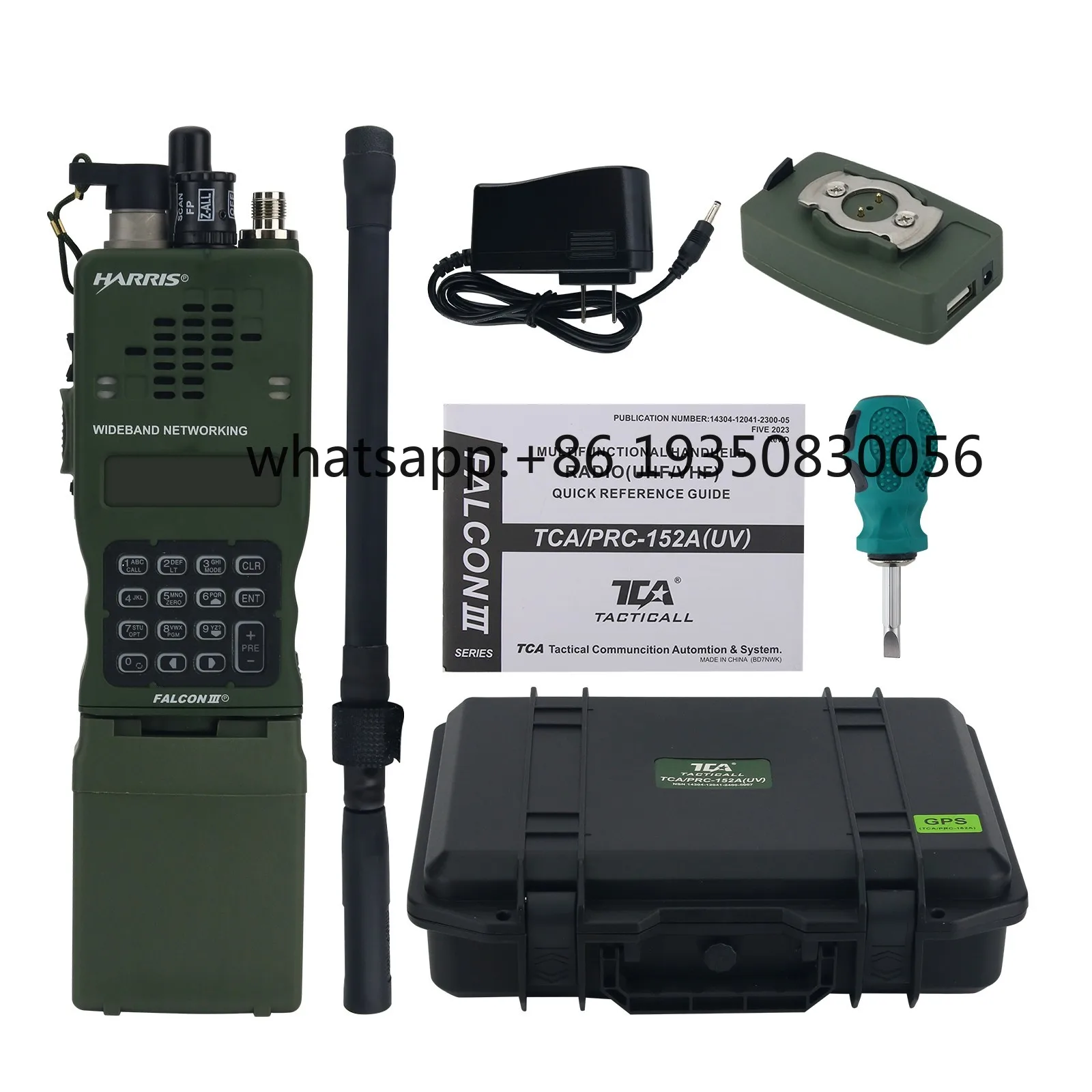 TCA/PRC-152A Remastered Version Aluminum Alloy Multifunctional Tactical Walkie Talkie KDU Controller
