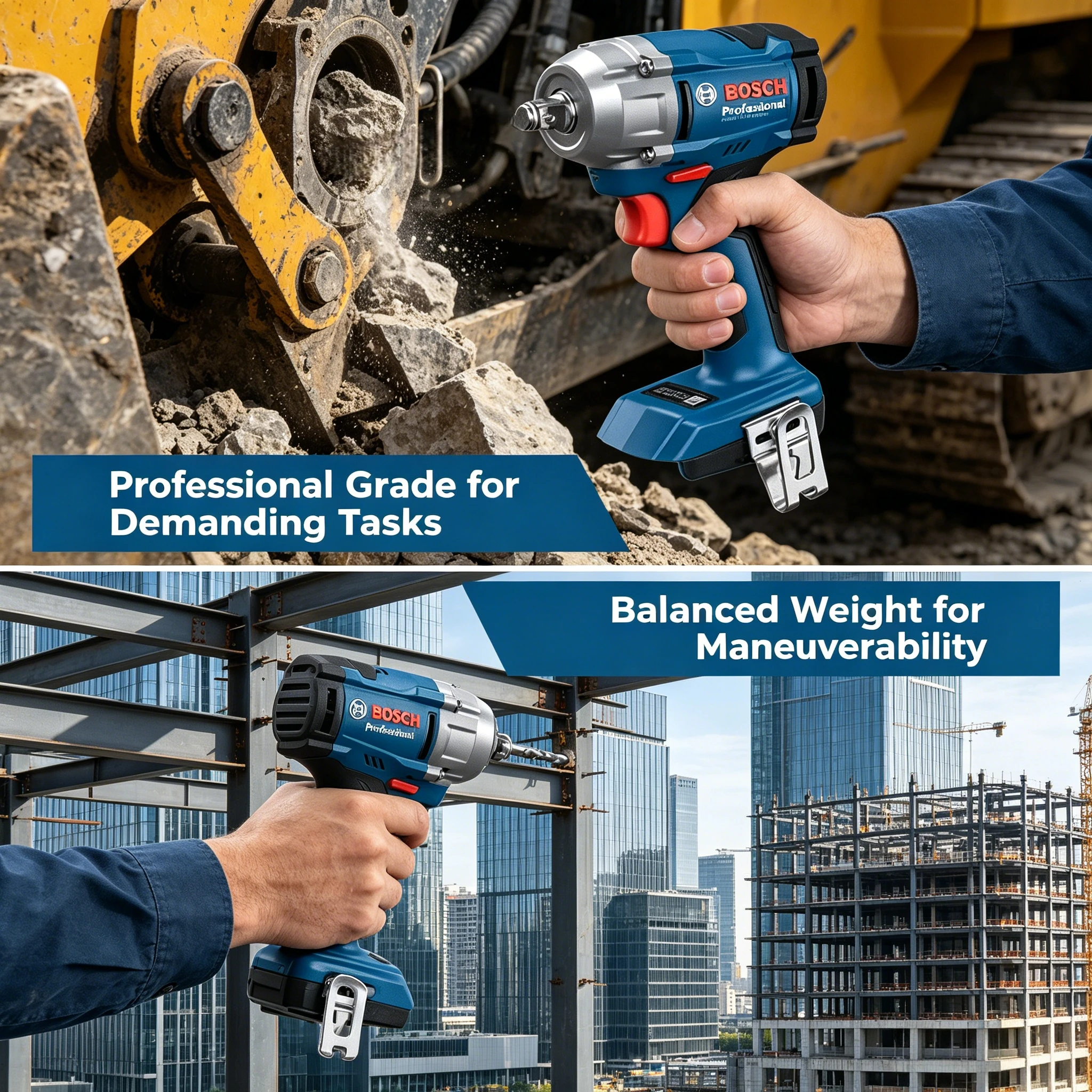 Impact Driver Cordless - مفتاح ربط كهربائي لاسلكي بوش بروفيشنال
