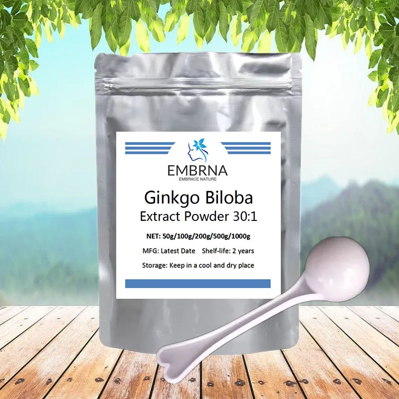 

50G-1000G Natural Gingkgo Biloba Ginkgo Leaf Extract Free Shipping