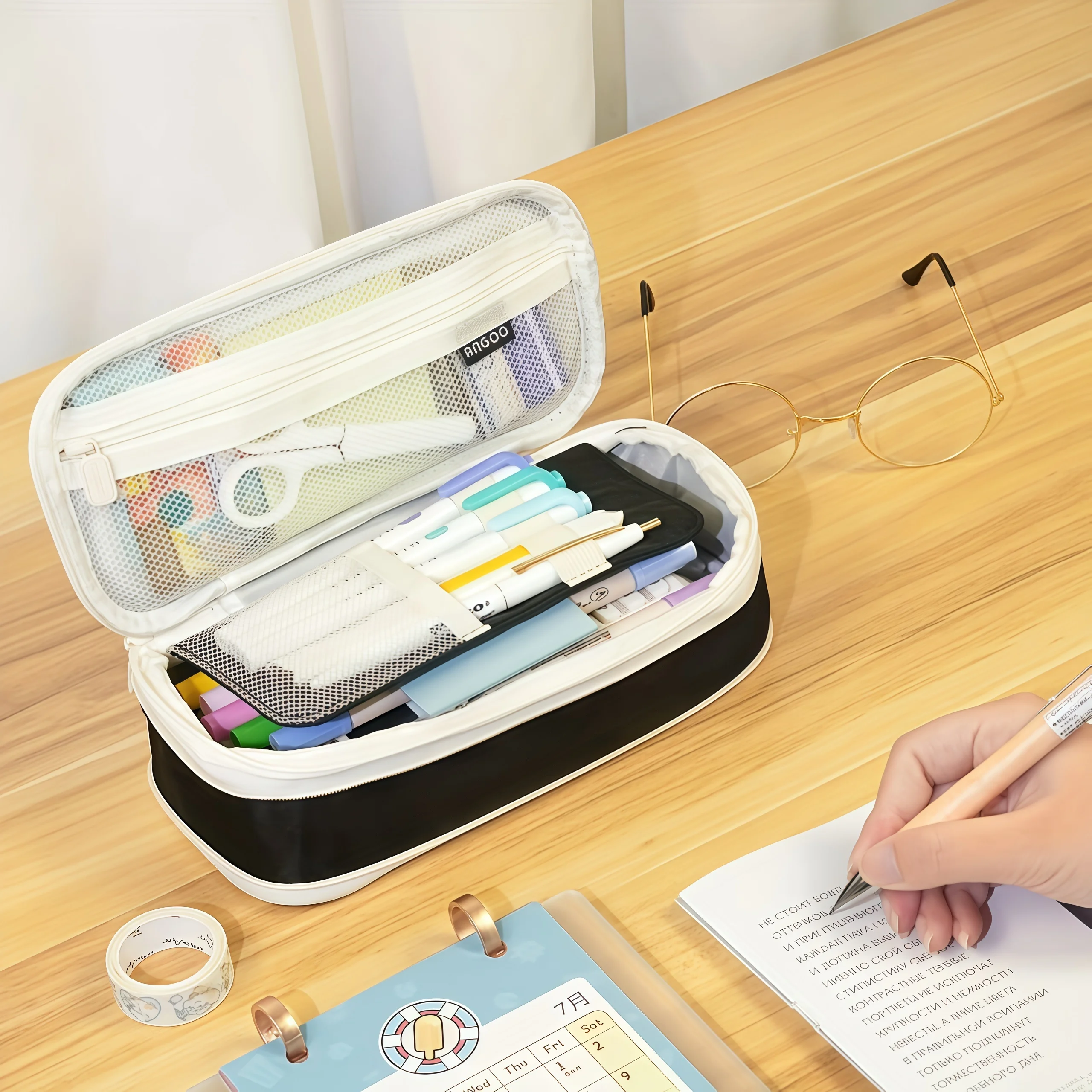 Large Capacity Pencil Bag Kawaii Pencil Case Pouch Holder Box for Girls Office Students Organizer School Stationery Supplies image 6