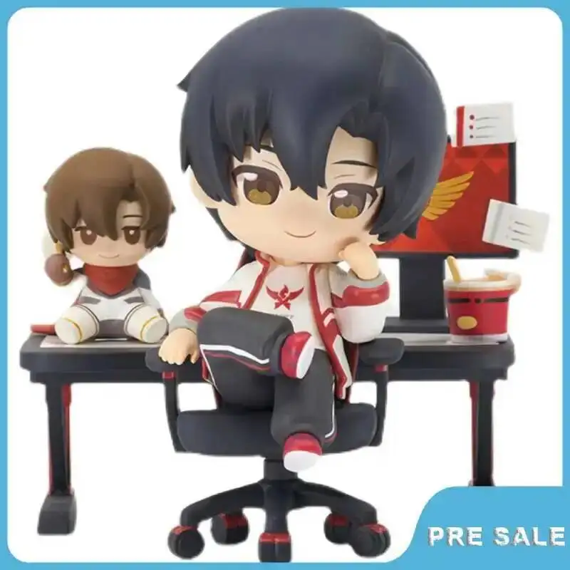 

Pre Sale Anime The Kings Avatar Action Figure Ye Xiu Q Version Original Hand Made Pvc Model Toys Ornaments Gifts