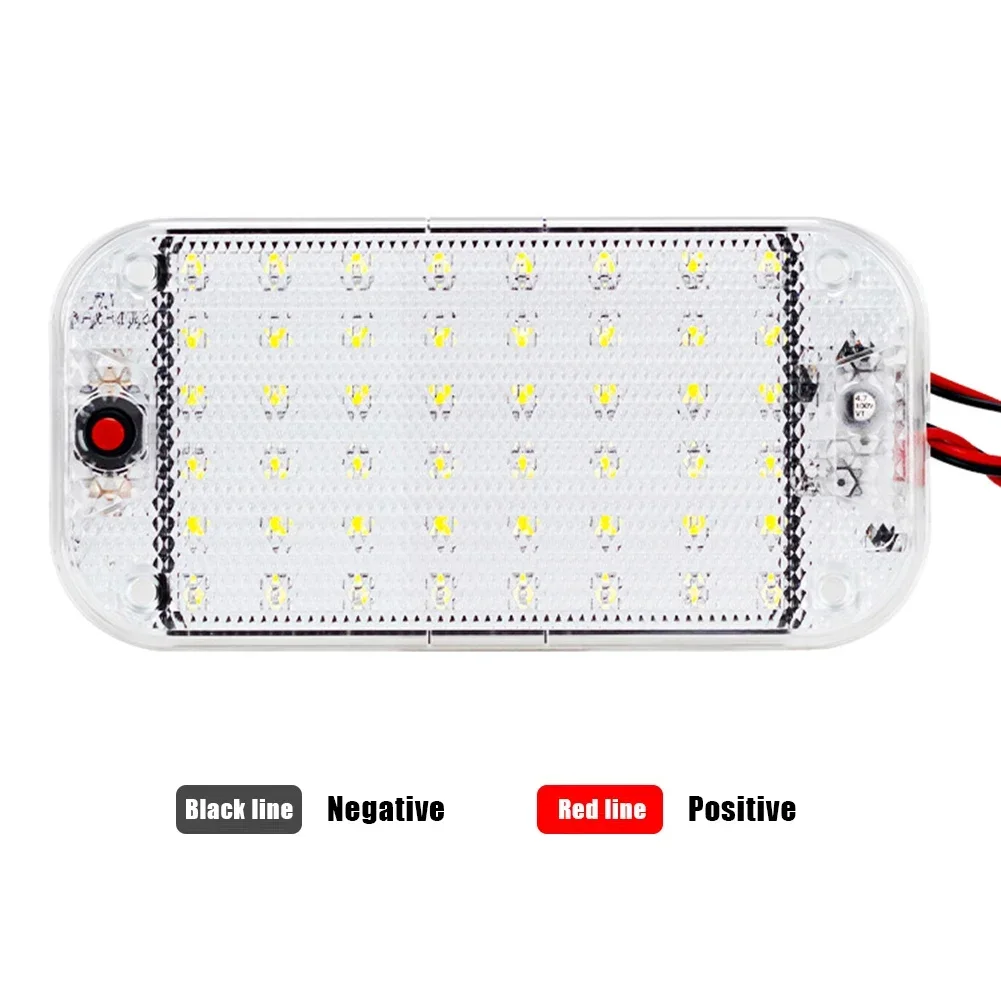 

Interior Lights 48LED Car Ceiling Light Auto Interior Dome Light Car Lamp with On/Off Switch for Car Truck Trailer RV Motorhome
