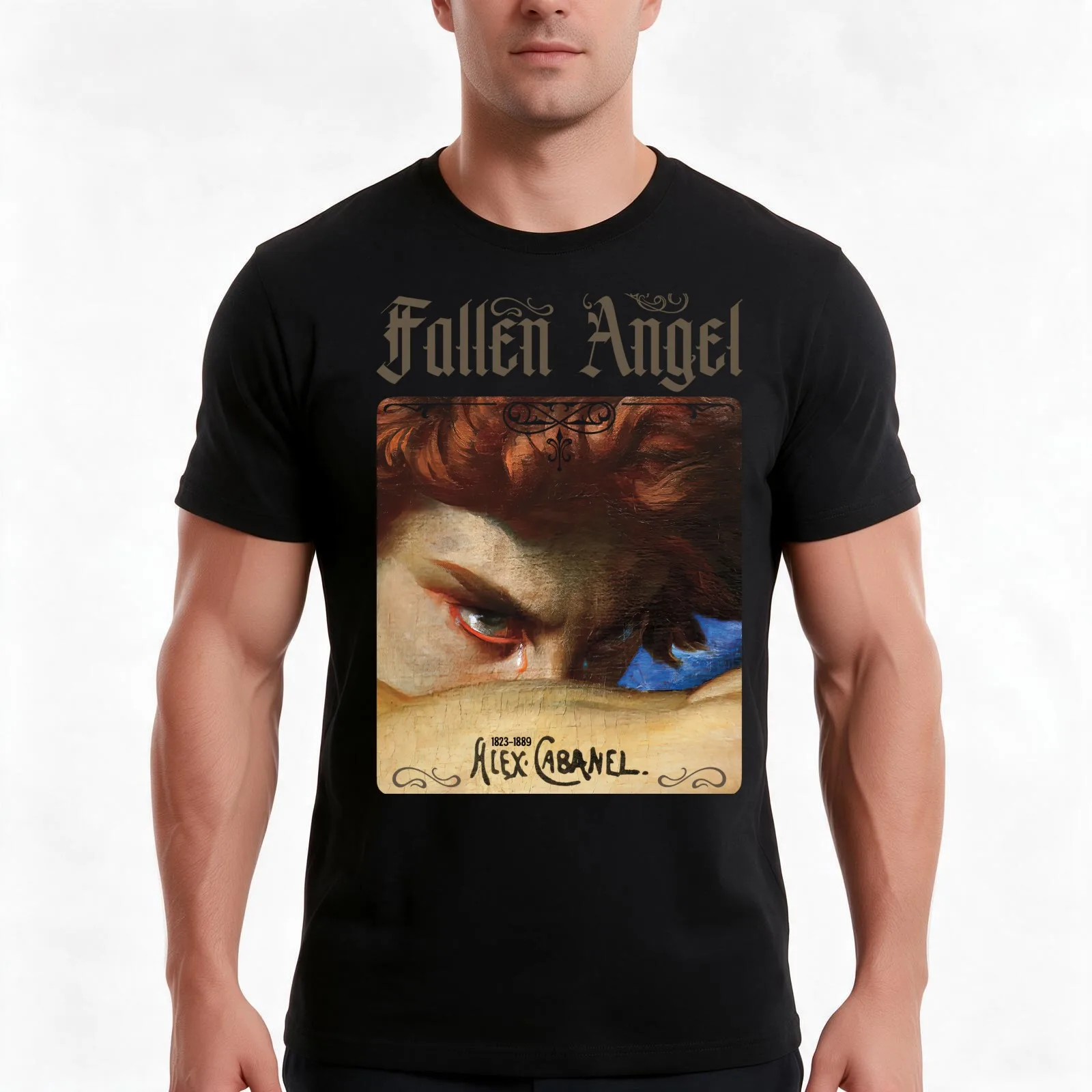 Alexandre Cabanel Fallen Angel T Shirt. Dark Classical Art. Classic Old Painting. Vintage Aesthetic. Famous Painting Pri T-Shirt