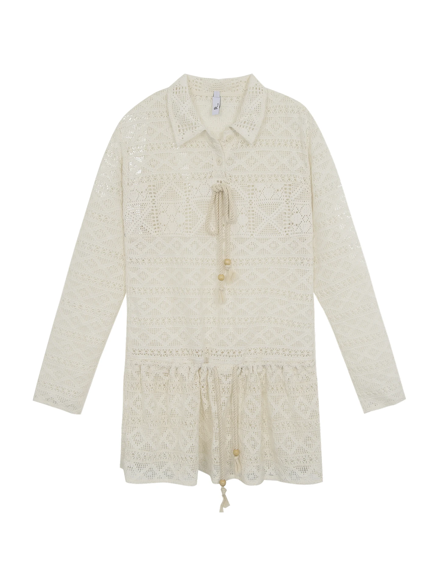 قميص داخلي نسائي أنيق بأكمام طويلة من القطن والبوليستر للخريف والشتاء بتصميم مستقيم وخصر مرتفع #4