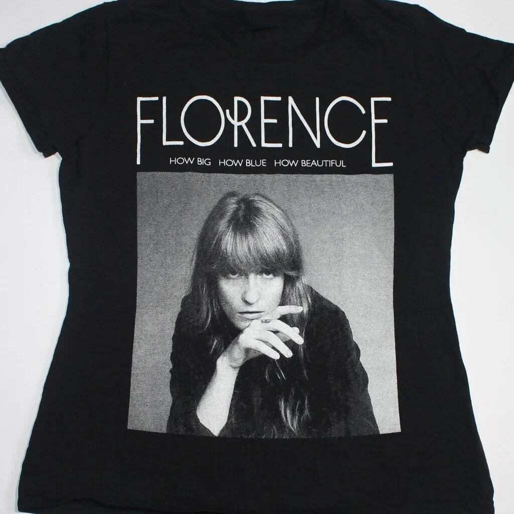 VTG Florence and the Machine band T-shirt black Unisex tee S-5Xl 1F880