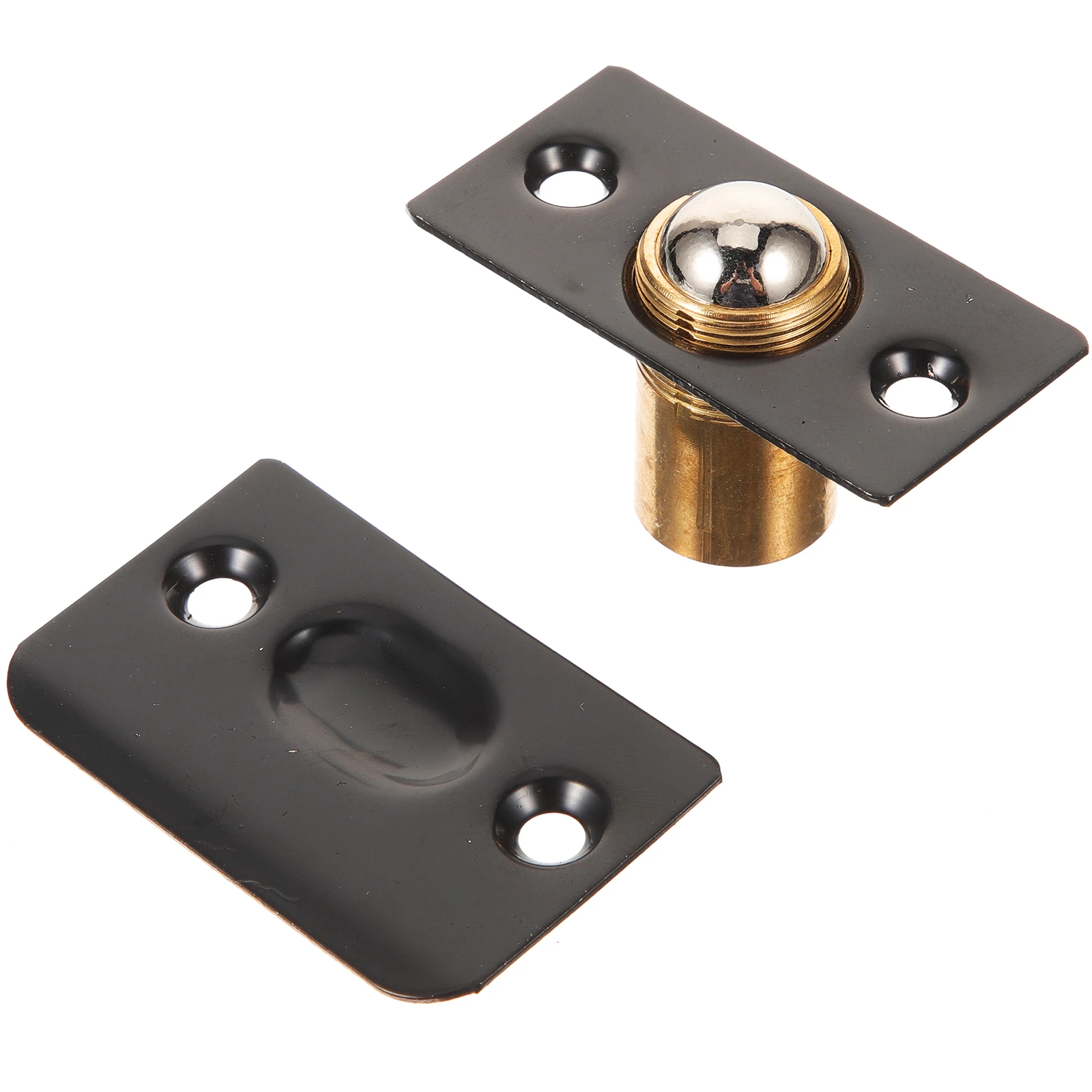 Stainless Steel Ball Closet Hardware Invisible Spring Push Lock for Cabinet Drawers Replacement Hidden Latch Hardware Door Catch