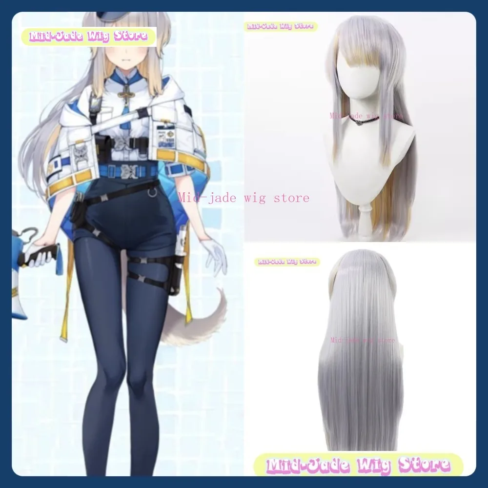 

Mid-jade Wig Store NIJISANJI Inui Toko VTuber Cosplay Wig Anime Game Role-playing Synthetic Hair Halloween Party Costumes Props